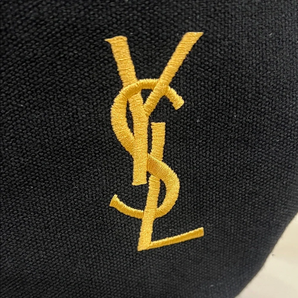 YSL Black Tote perfume Bag with Gold Logo - Picture 2 of 8